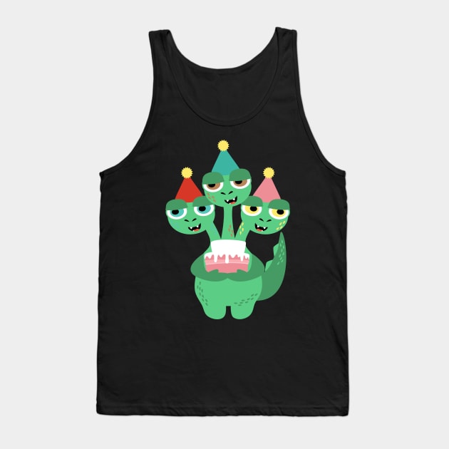 Birthday Monster Tank Top by Charaf Eddine